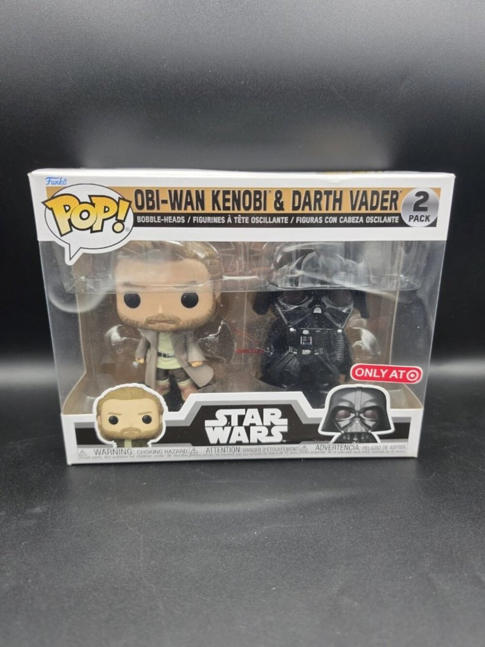 NEW! Star Wars Funko 2-Pack Obi-Wan Kenobi & Darth Vader Target Exclusive!